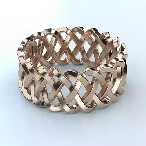 Braided Pattern Ring band