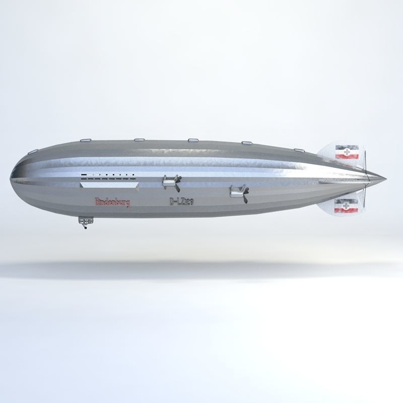 Zeppelin Hindenburg OUTDATED 3D model_1