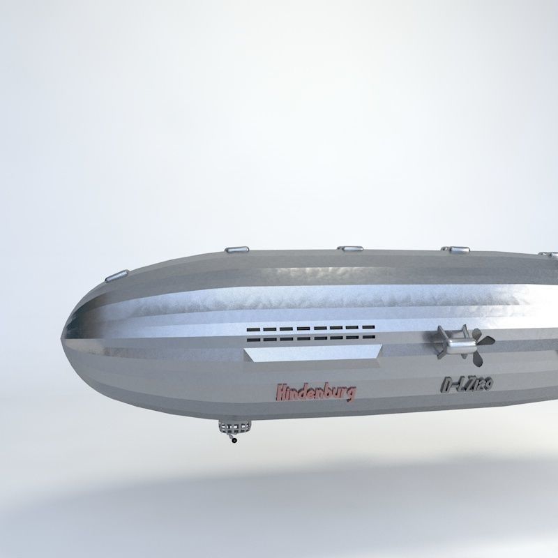Zeppelin Hindenburg OUTDATED 3D model_2