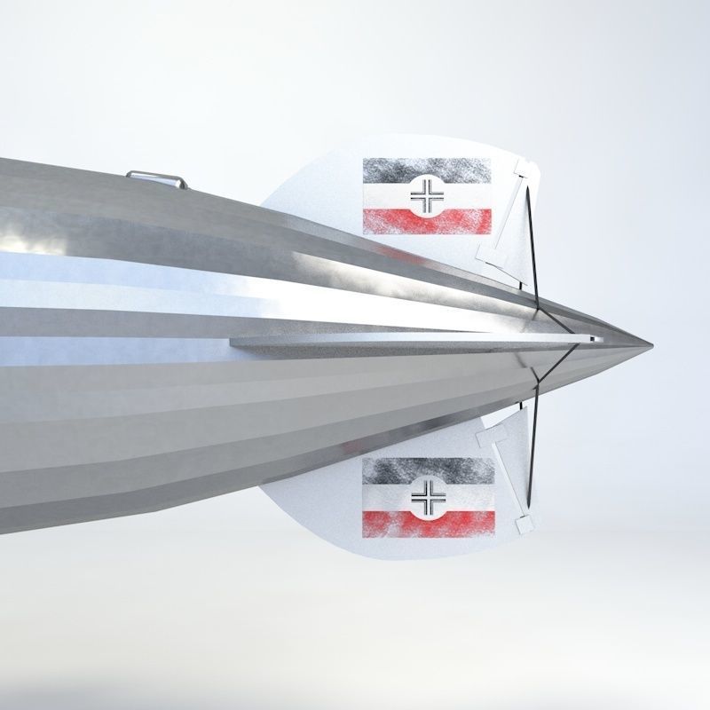 Zeppelin Hindenburg OUTDATED 3D model_4