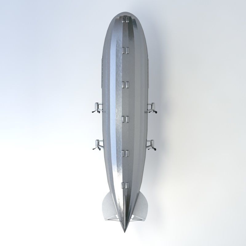 Zeppelin Hindenburg OUTDATED 3D model_3