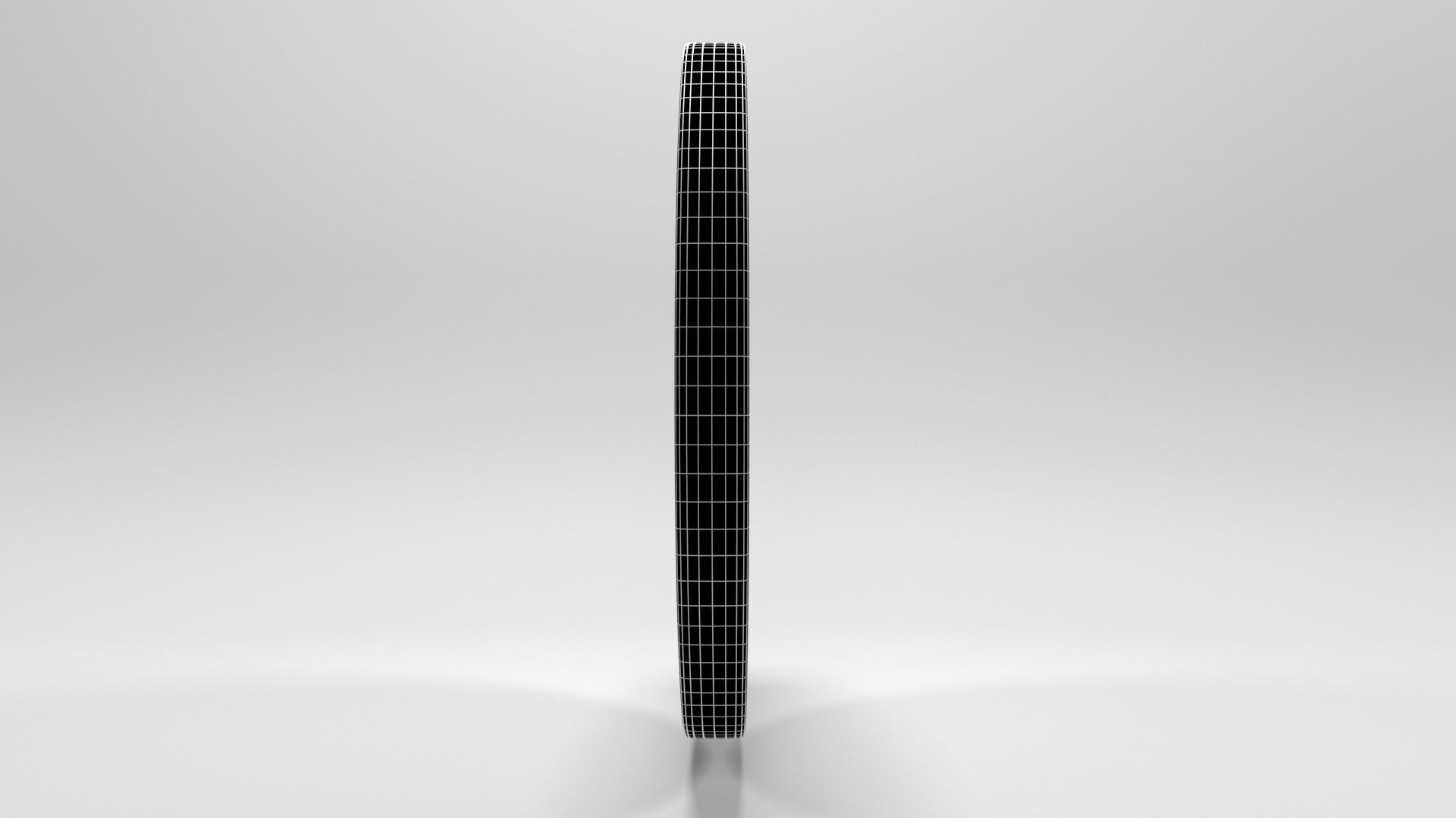 Poker Chips Black and White 3D model_8