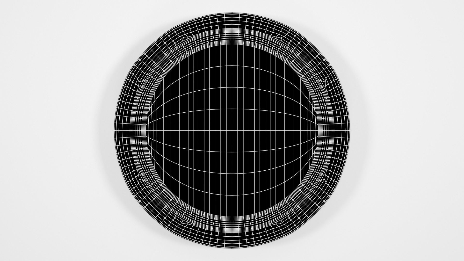 Poker Chips Black and White 3D model_7