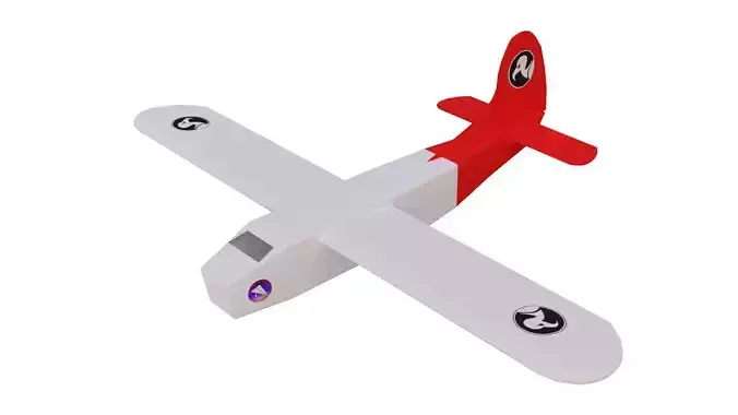 1 Paper Space Plane 3D model