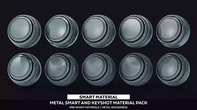 10 Metal Keyshot Material Texture