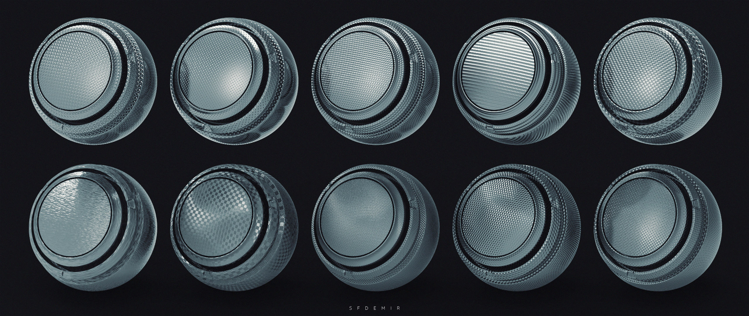 10 Metal Keyshot Material Texture_2