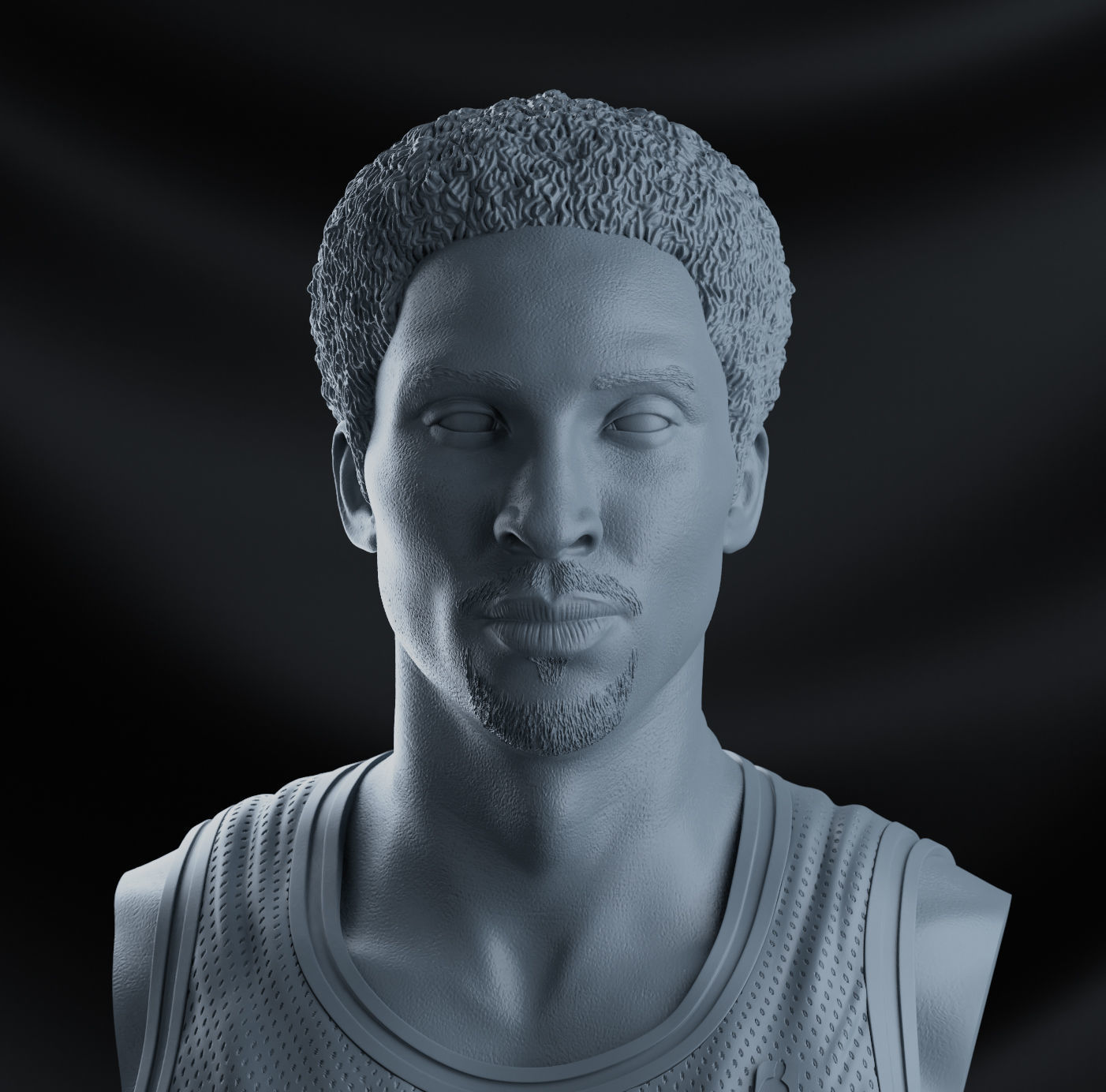 Kobe Bryant Bust 3D print model_1