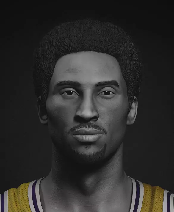 Kobe Bryant Bust 3D print model_0