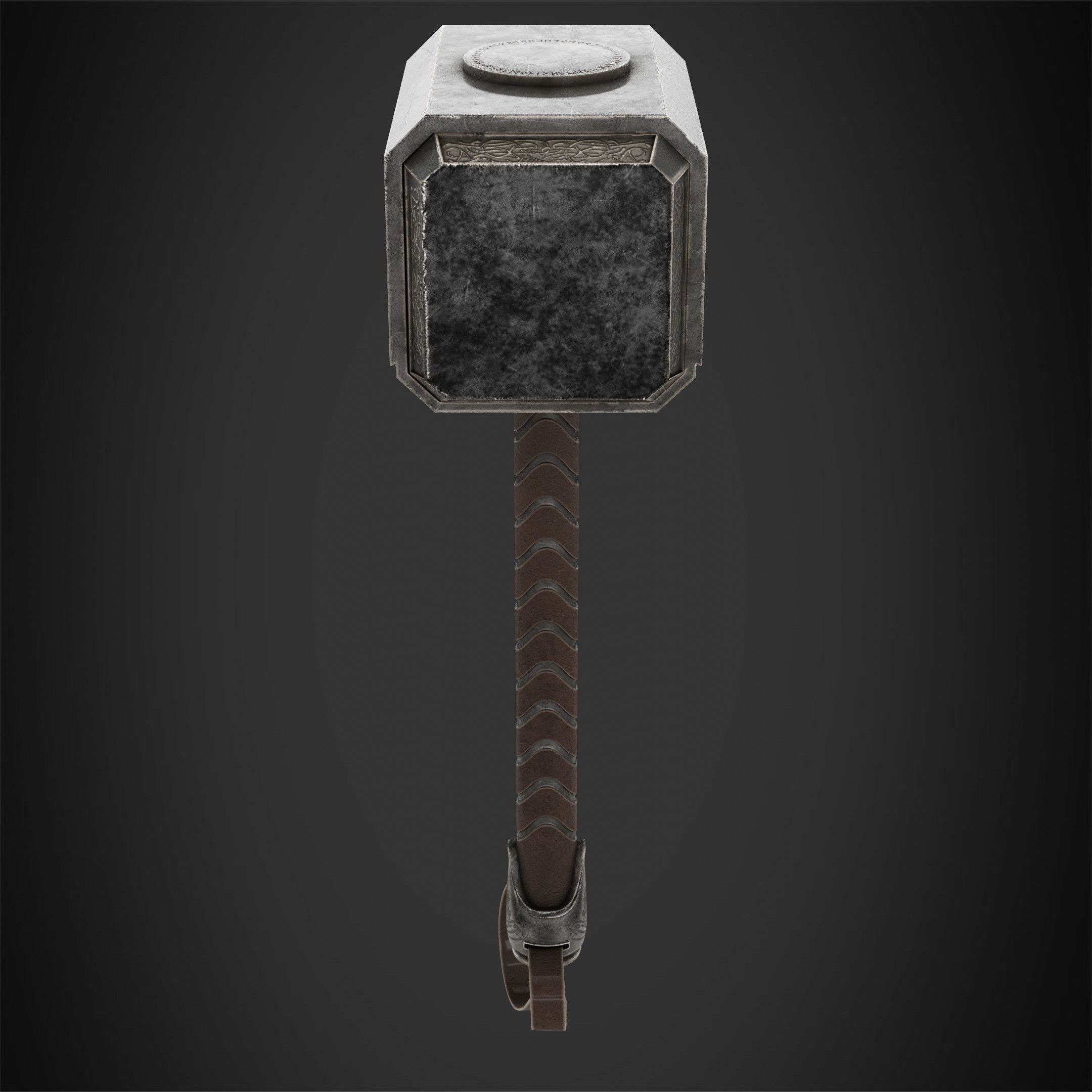 Thor Hammer Mjolnir for Cosplay 3D print model_8