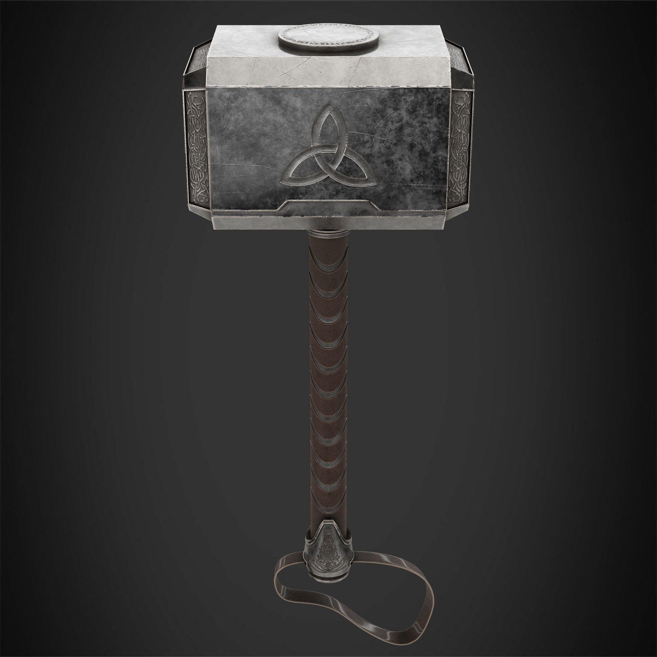 Thor Hammer Mjolnir for Cosplay 3D print model_2