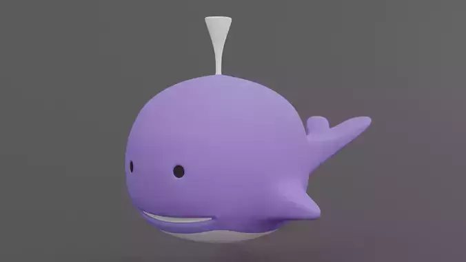 Cartoon Whale Toy