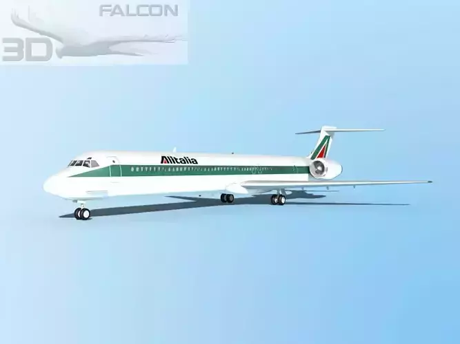 Falcon3D MD-80 Alitalia