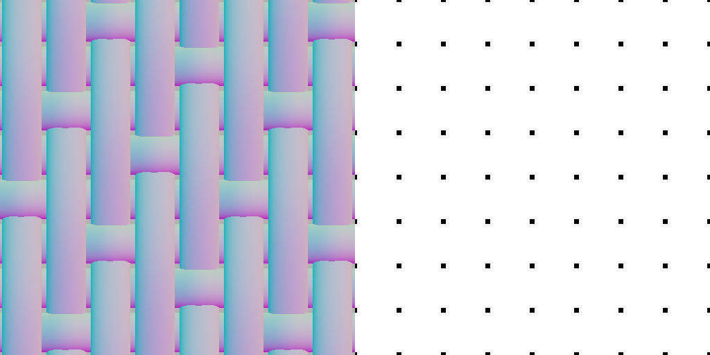 Weave pattern normal maps with Generator 3D model_3