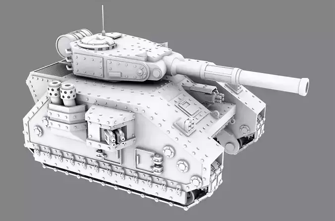 Main Battle Tank 3D print model