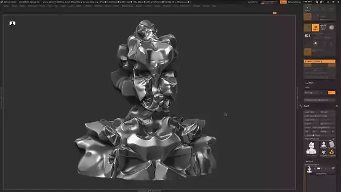 Robot bust 3d print model