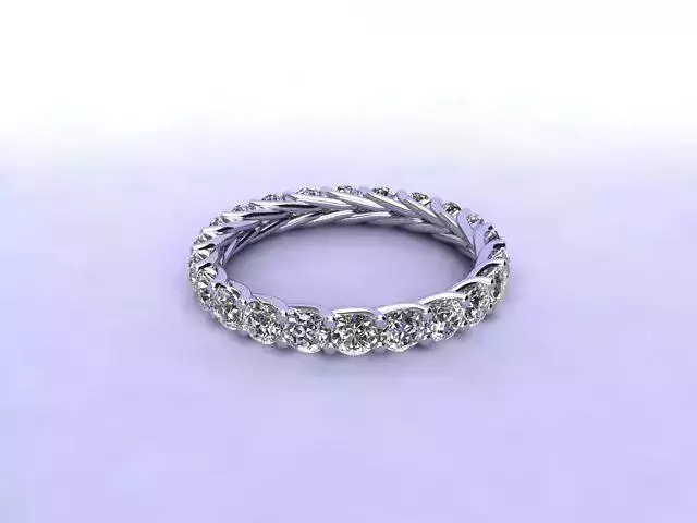Braided Diamond Eternity 