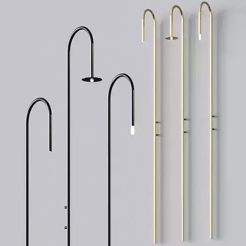 Minimalistic Umbrella wall lights
