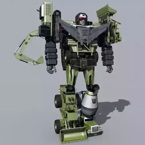 G1 DEVASTATOR - Fully Animated 3D model