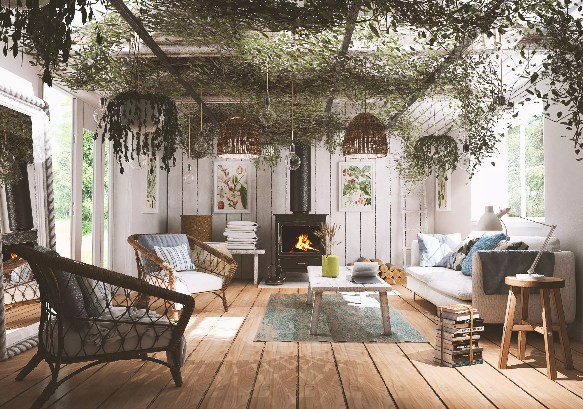 Reading Room REDSHIFT 3D model_0