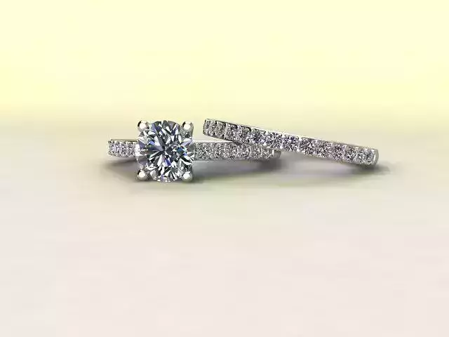 Diamond Wedding Set