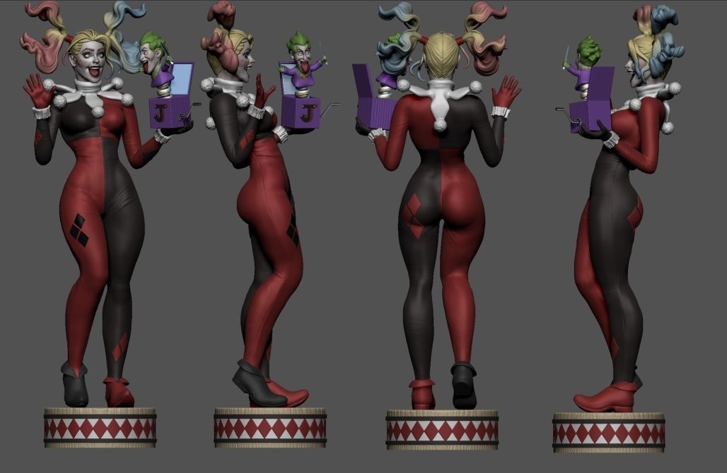 HARLEY QUINN  3D print model_5