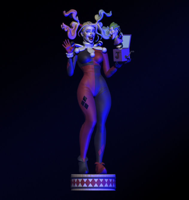 HARLEY QUINN  3D print model_2
