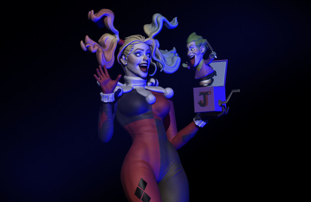 HARLEY QUINN  3D print model_3