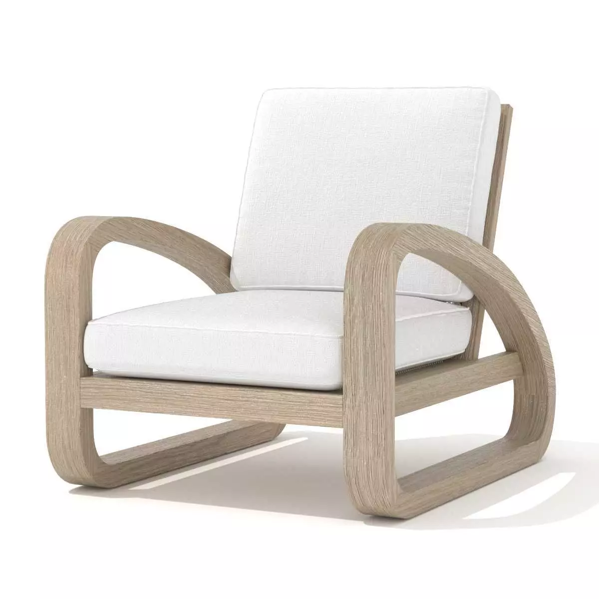 Restoration Hardware pascal chair 3D model_0
