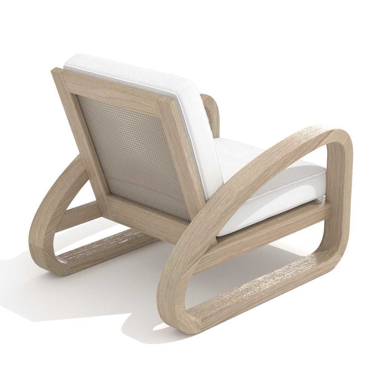 Restoration Hardware pascal chair 3D model_3