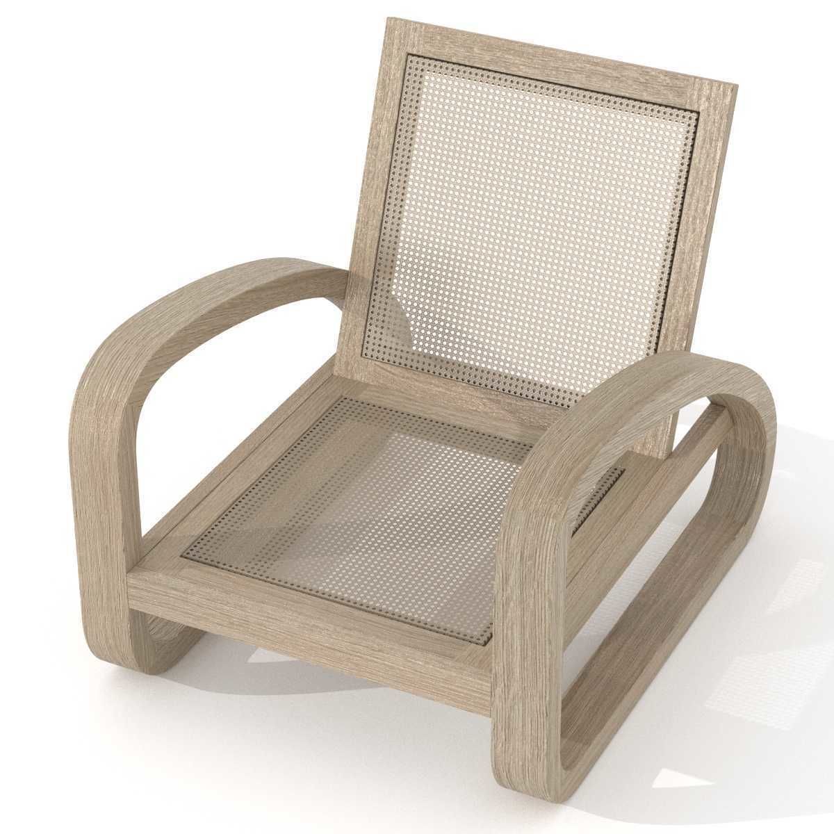 Restoration Hardware pascal chair 3D model_5