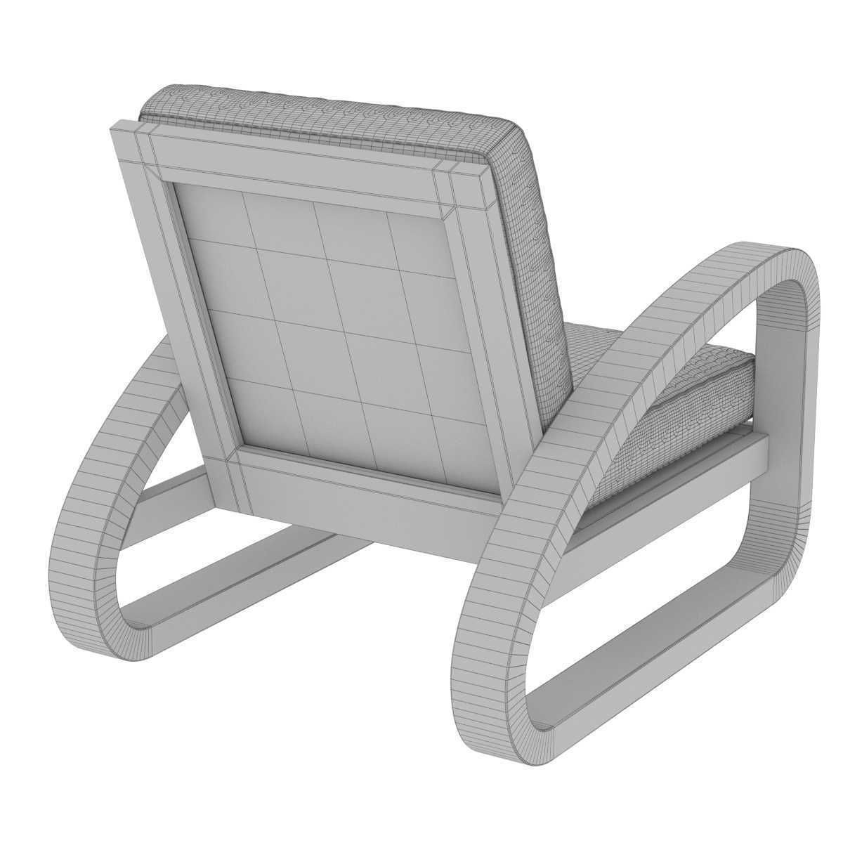 Restoration Hardware pascal chair 3D model_10