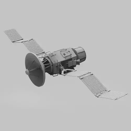 satellite highpoly spacecraft 3D model