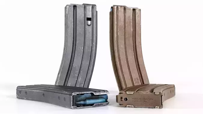 USGI EPM 30 Round M4 Magazine Free low-poly 3D model