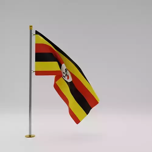 ANIMATED UGANDA FLAG