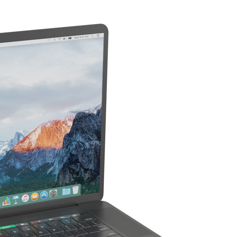 Macbook Pro 2020 3D model_2