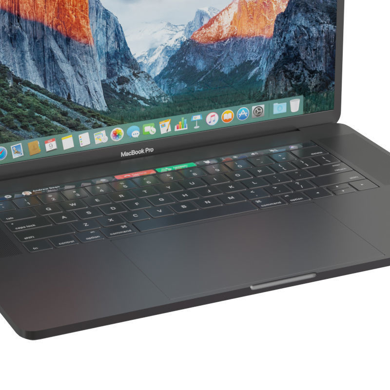 Macbook Pro 2020 3D model_3