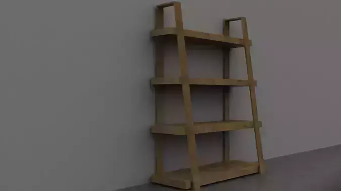 bookshelf wooden ladder shelf