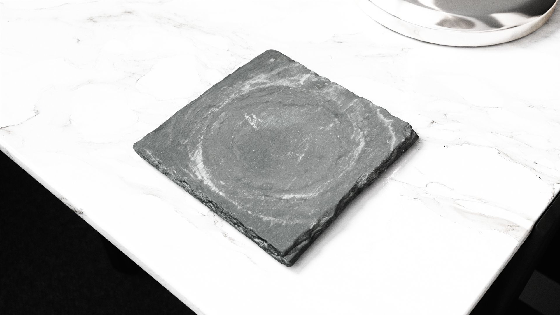 Slate coasters 3 3D model_1