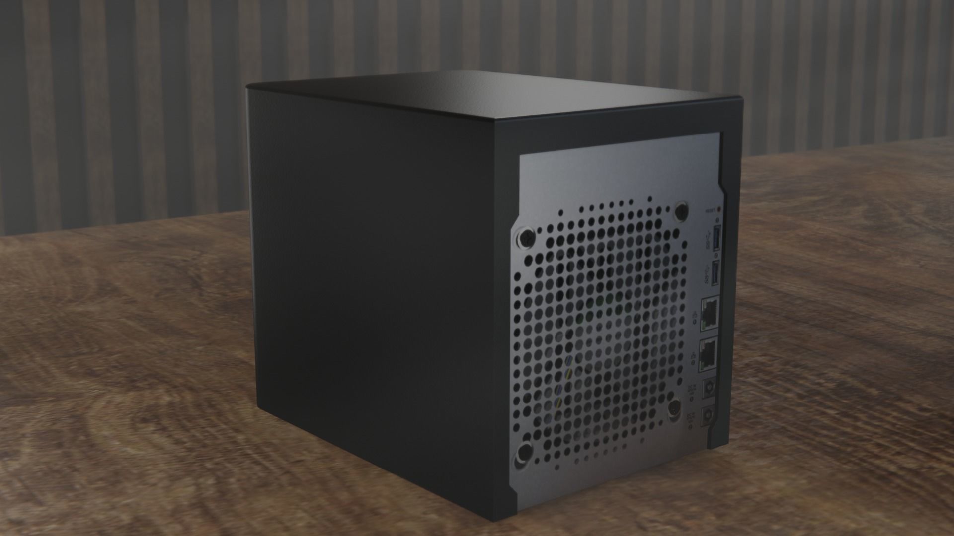 NAS storage device 3D model_4