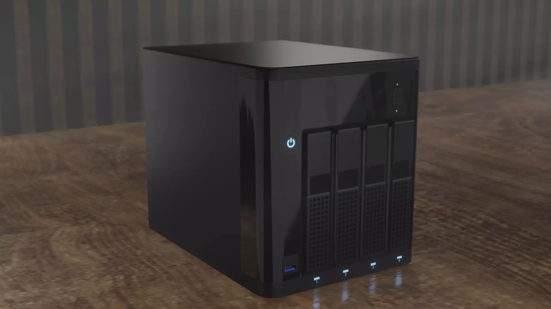 NAS storage device 3D model_0