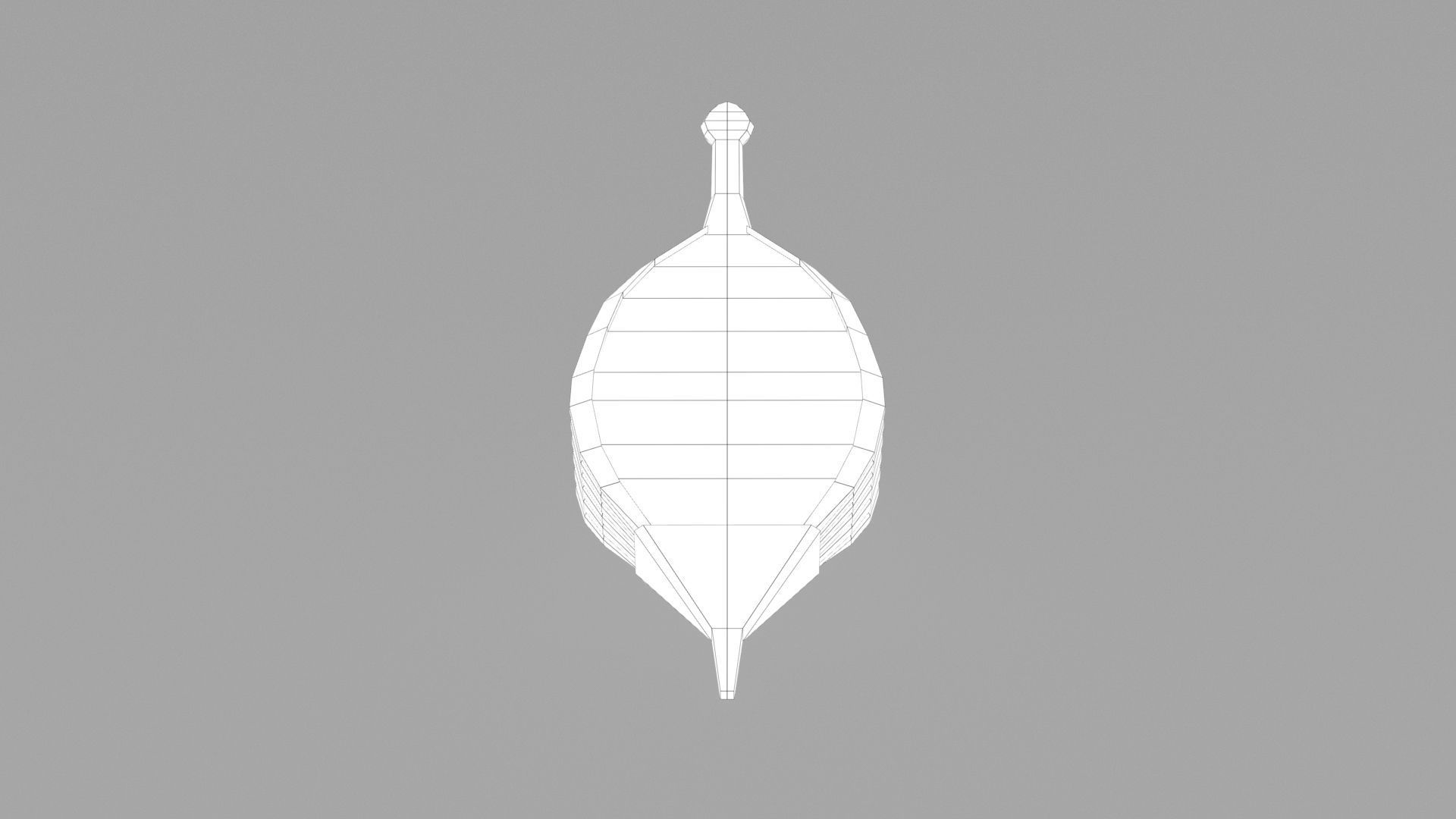 Bellows leaf Low-poly 3D model_6