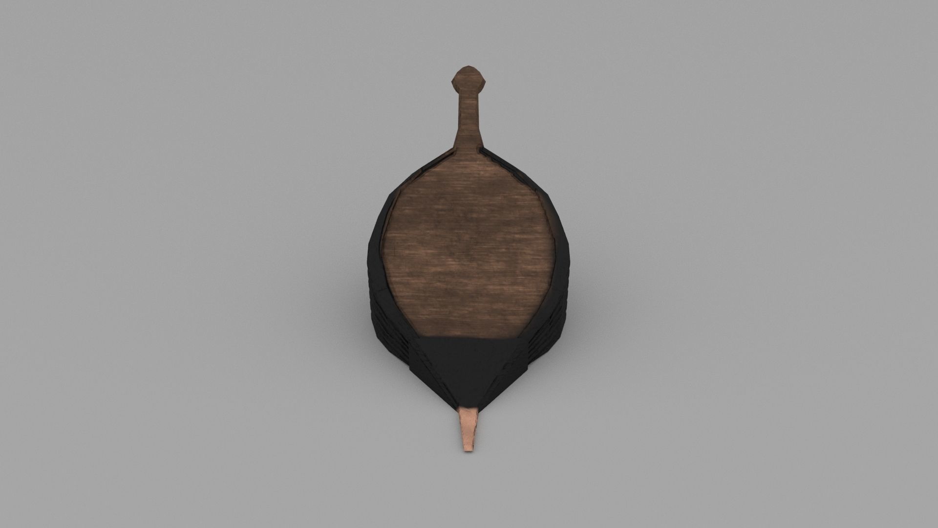 Bellows leaf Low-poly 3D model_1