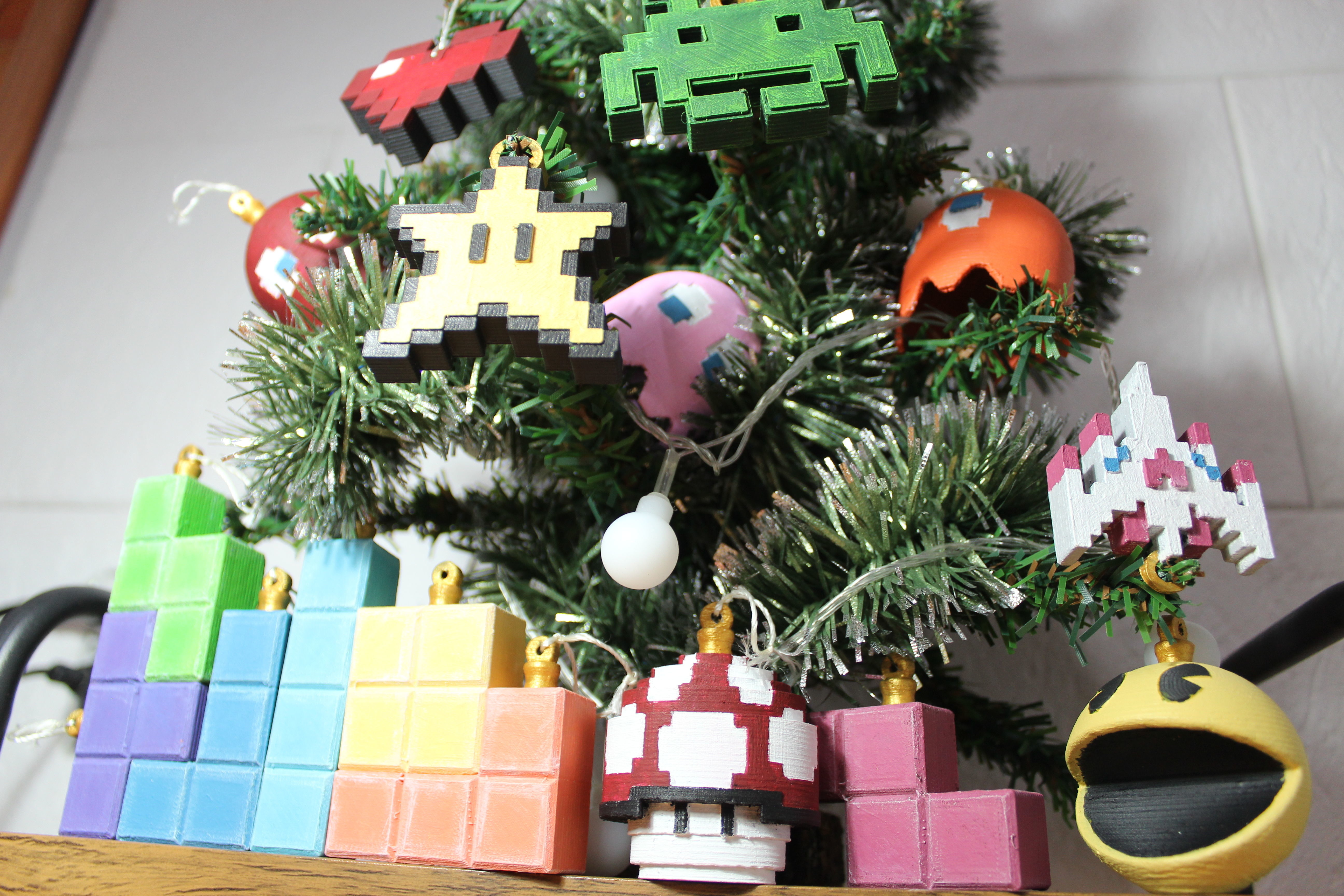 CHRISTMAS TREE DECORATION - RETRO GAME EDITION 3D print model_39