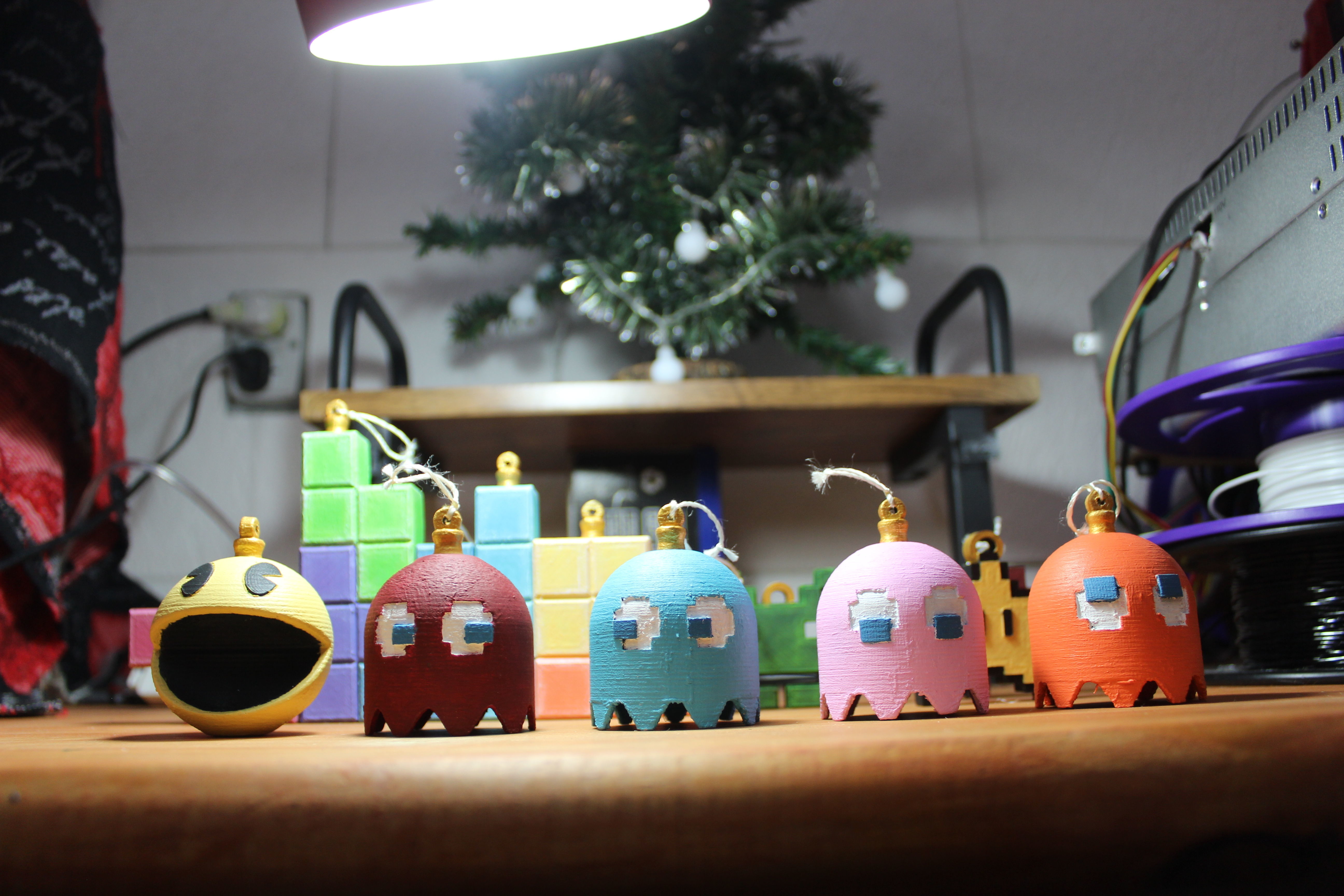 CHRISTMAS TREE DECORATION - RETRO GAME EDITION 3D print model_1