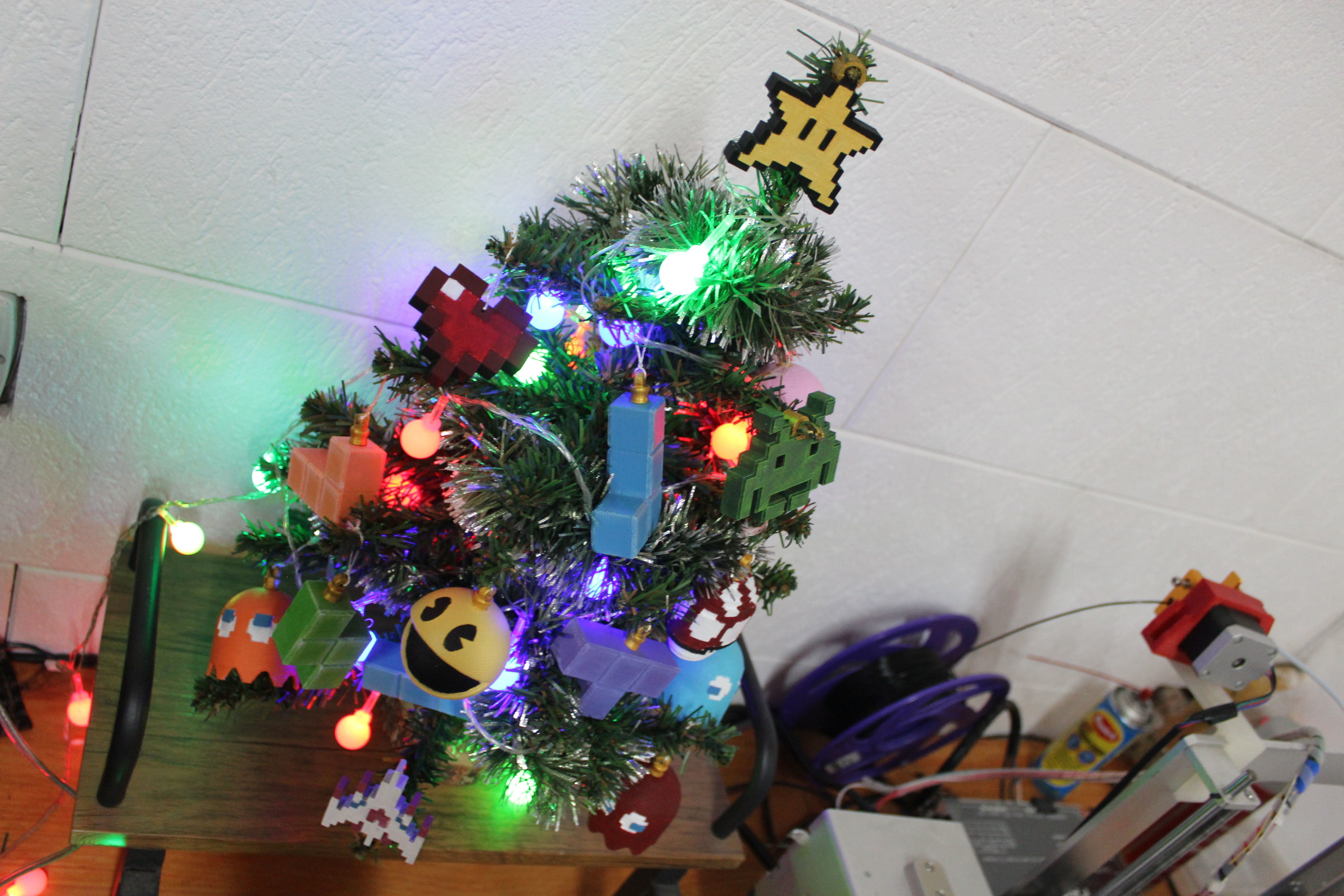 CHRISTMAS TREE DECORATION - RETRO GAME EDITION 3D print model_2