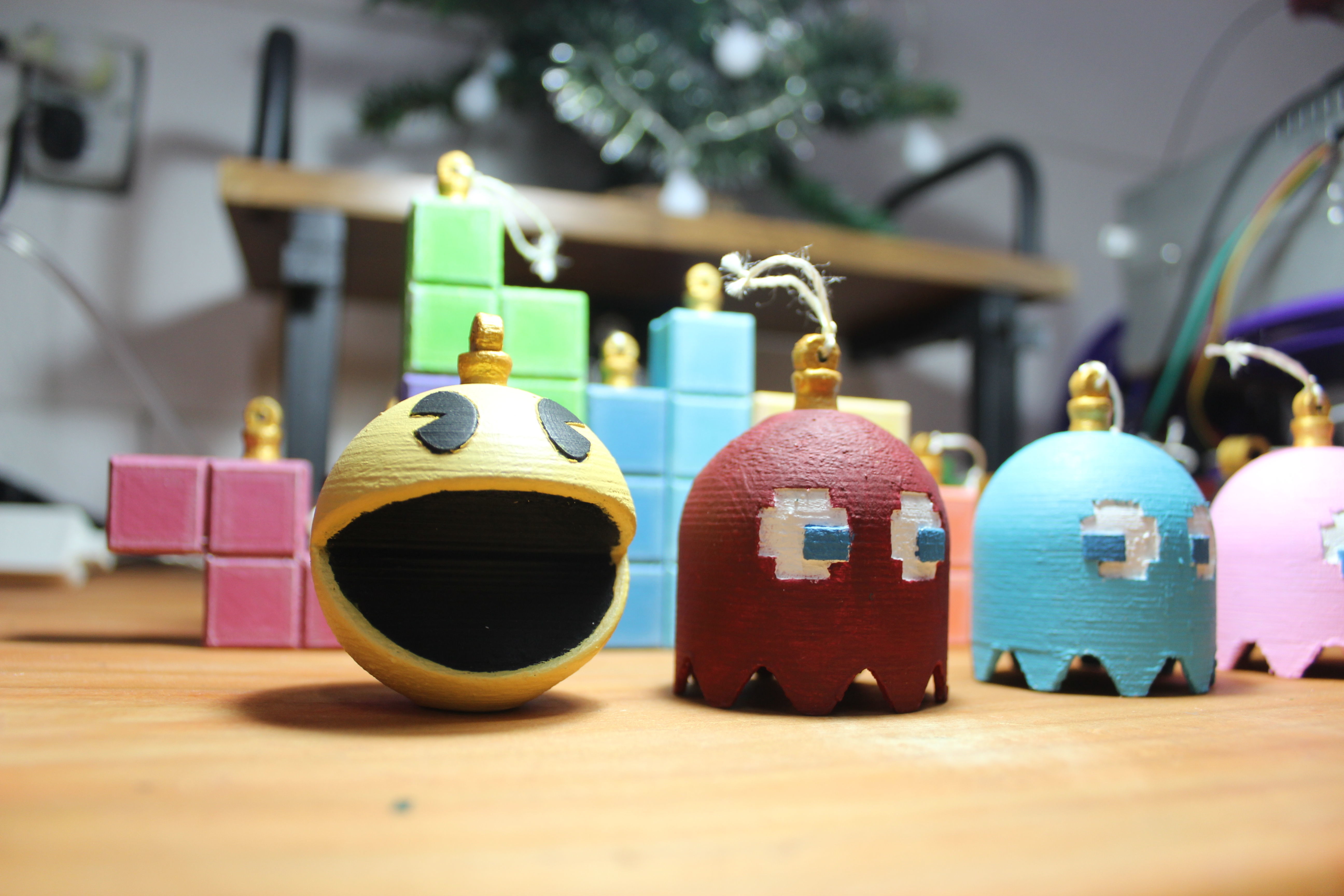 CHRISTMAS TREE DECORATION - RETRO GAME EDITION 3D print model_3