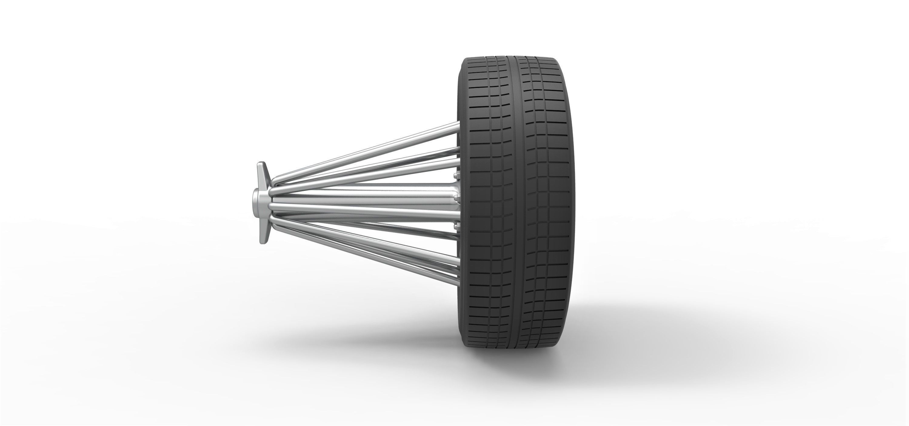 Slab wheel Scale 1 to 10 3D print model_2