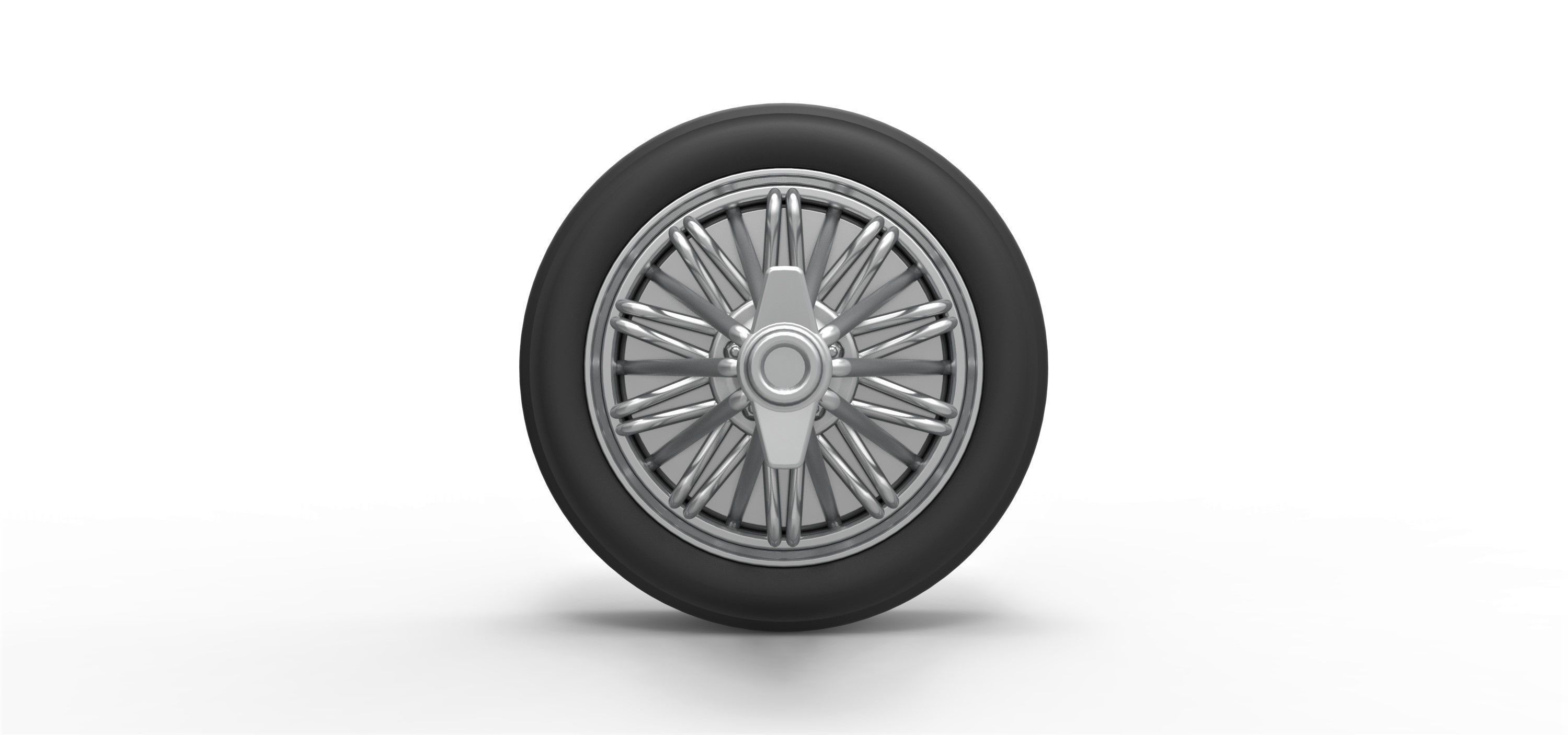 Slab wheel Scale 1 to 10 3D print model_5