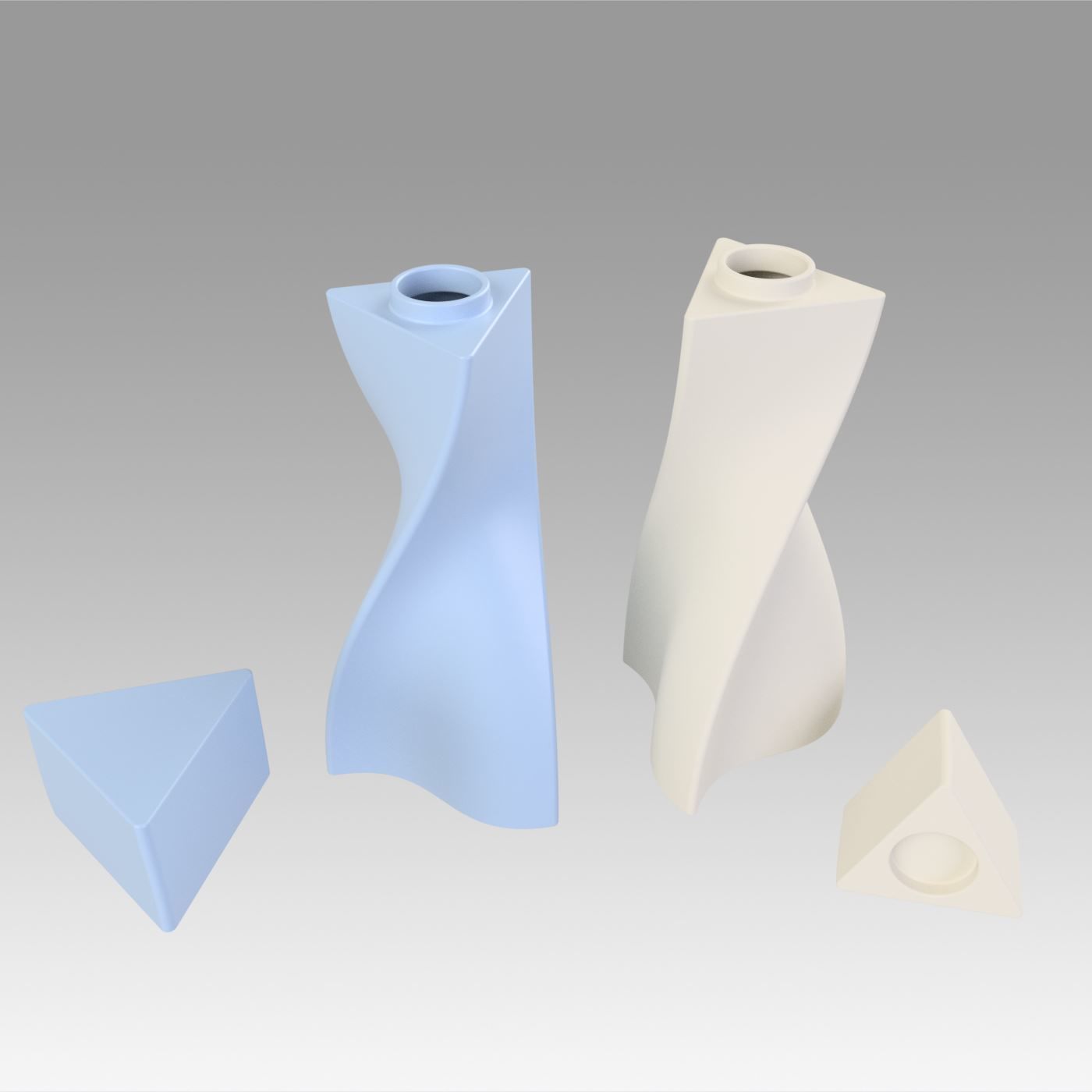 Salt and pepper shakers 3D print model_8