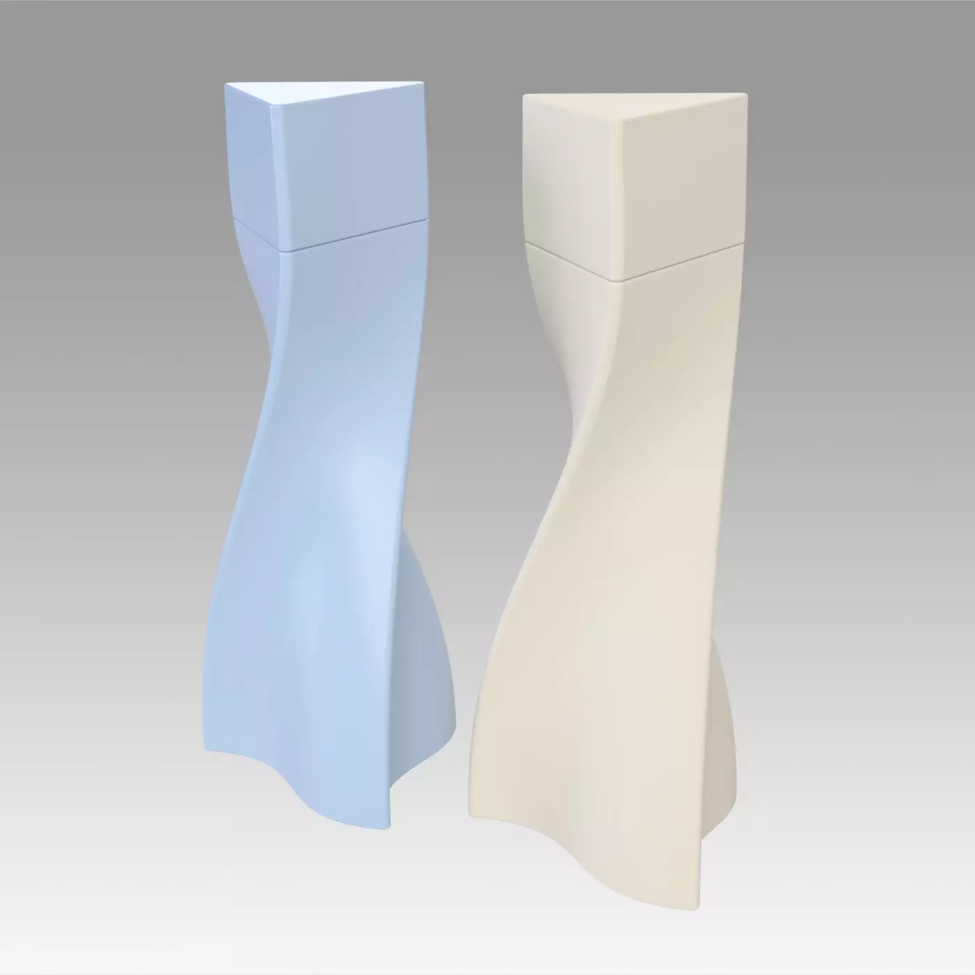 Salt and pepper shakers 3D print model_0